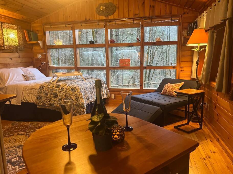 Private Mtn Love Shack W/ Fast Wifi, Bbq & View Franklin Exterior foto